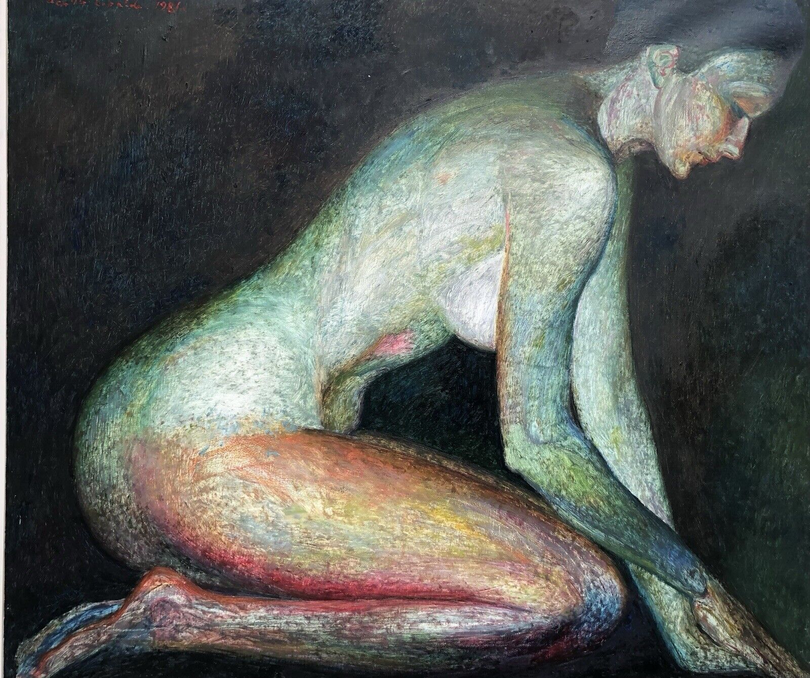 Quadro -Nudo Artistico- dipinto a olio su tela