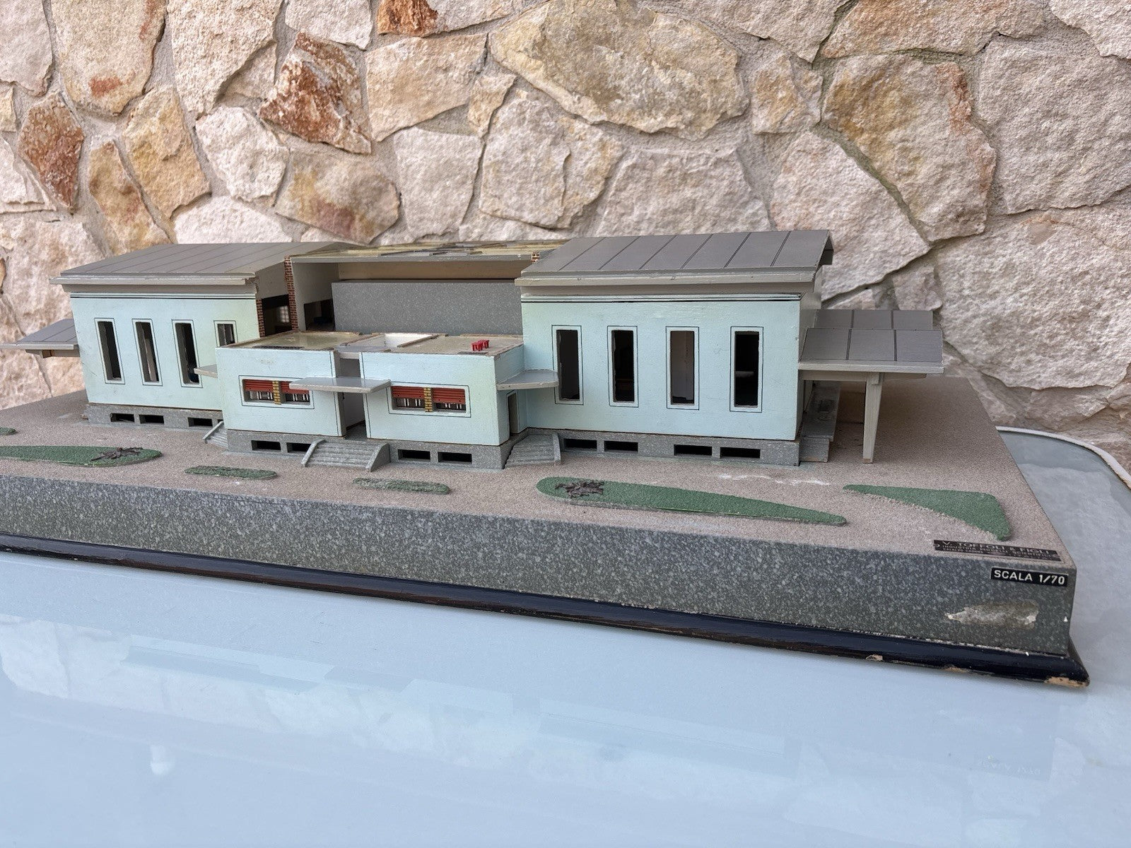 Modello Architettonico Vintage, Oleificio, V.Toffoli E Figli Anni’50