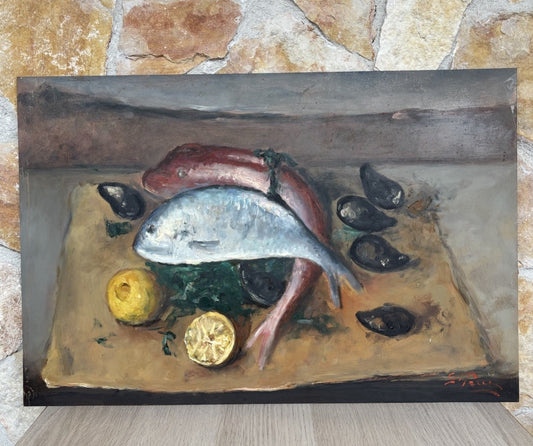 Quadro -Natura Morta- Giovanni Pane dipinto a olio
