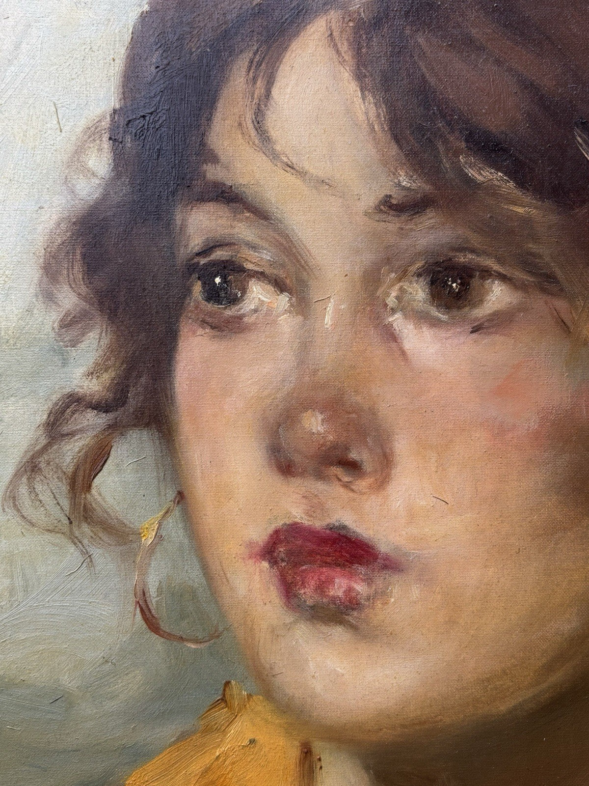 Quadro -Figura Di Donna- Giovanni Pane dipinto a olio su tela