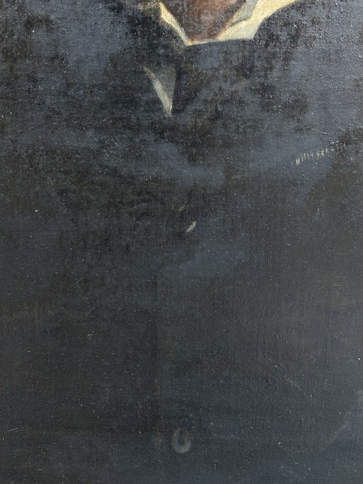 Quadro antico -Ritratto- dipinto a olio su tela
