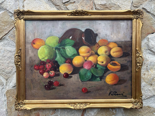 Quadro -Natura Morta- Raffaele Pucci dipinto a olio su tela