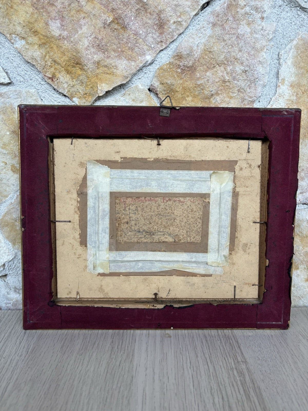 Quadro miniatura -Marina- Giovanni Brancaccio dipinto a olio