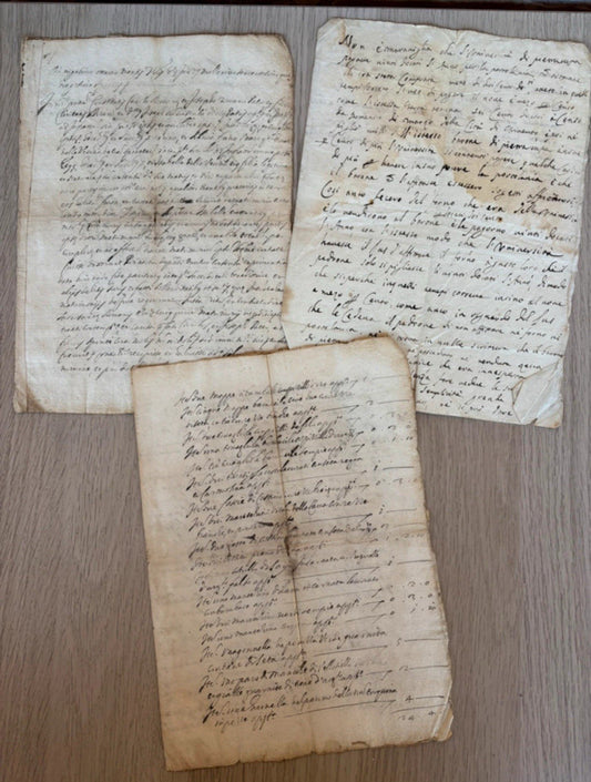 Documenti Manoscritti Antichi