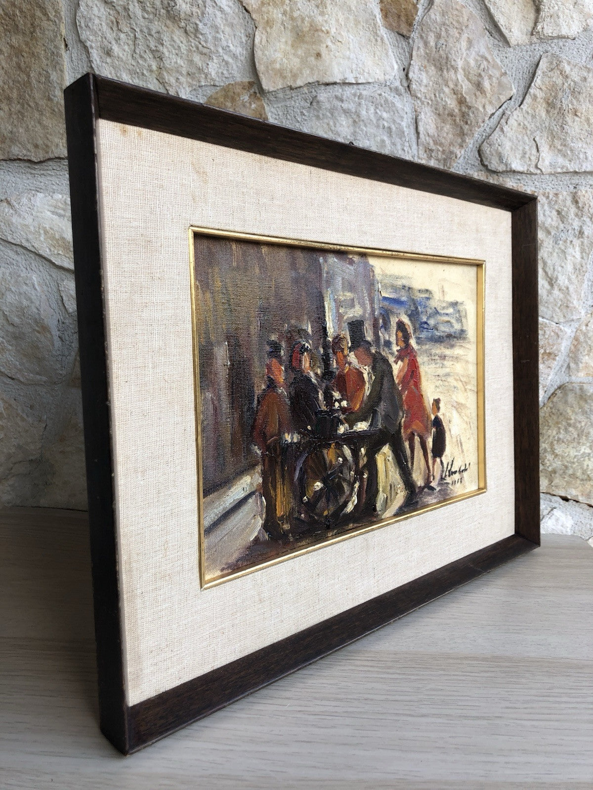 Quadro -Arrotino- dipinto a olio