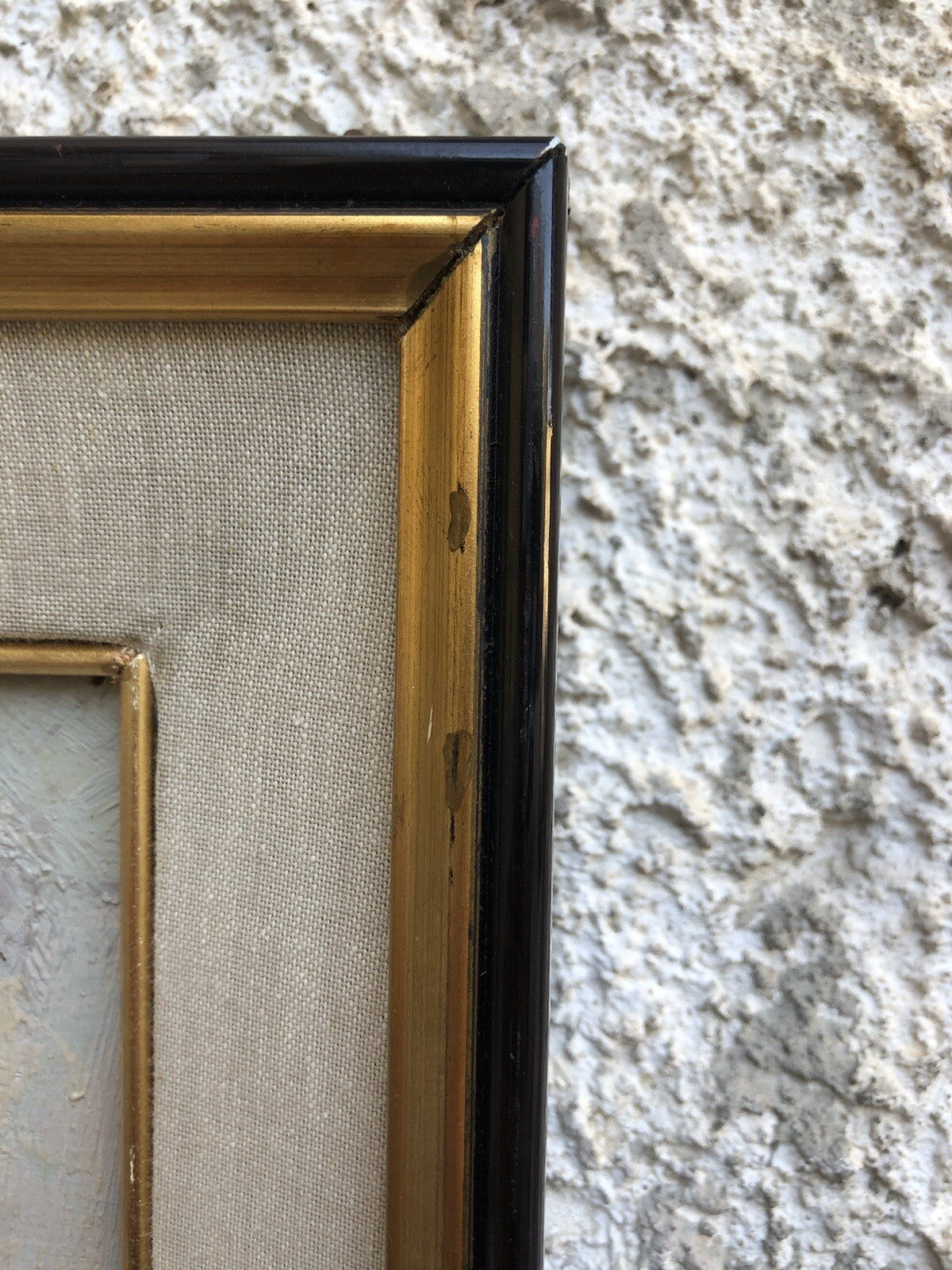Quadro vintage -Ragazzo Con Cipolle- dipinto a olio su tavoletta