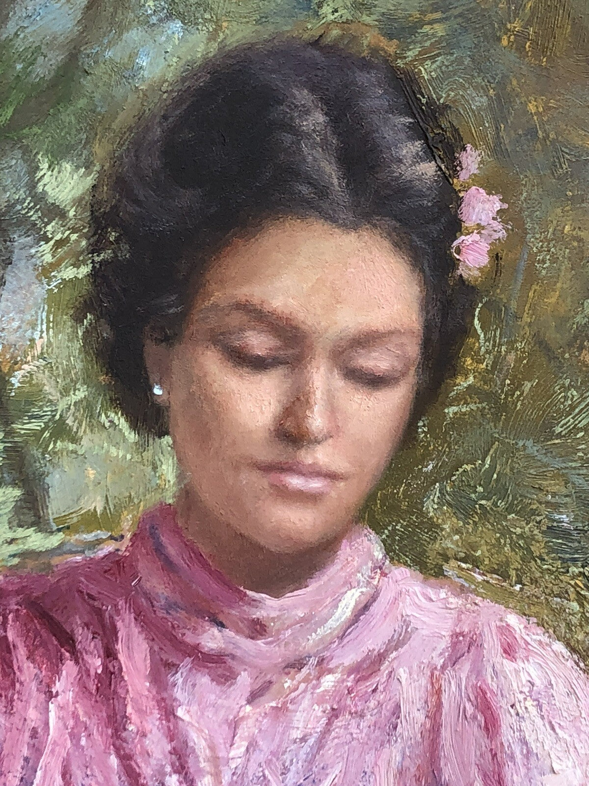 Quadro vintage -Figure Femminili- dipinto a olio