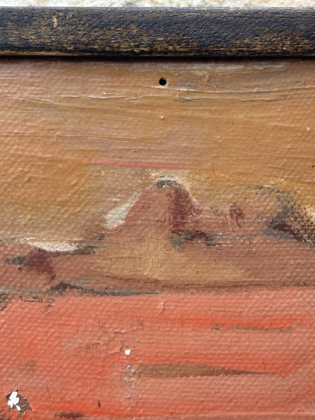 Quadro -Maschere Allegoriche- Augusto Orange De Rose dipinto a olio su tela