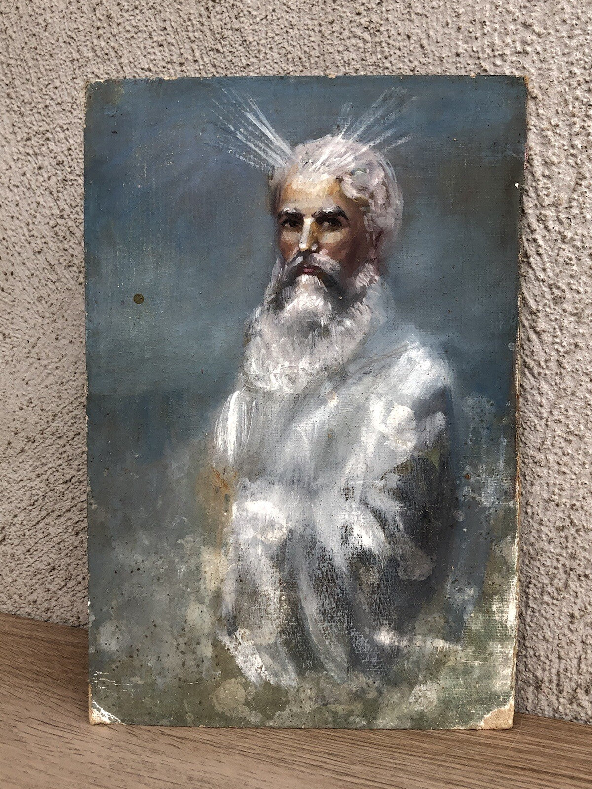 Quadro antico -Santo- dipinto a olio