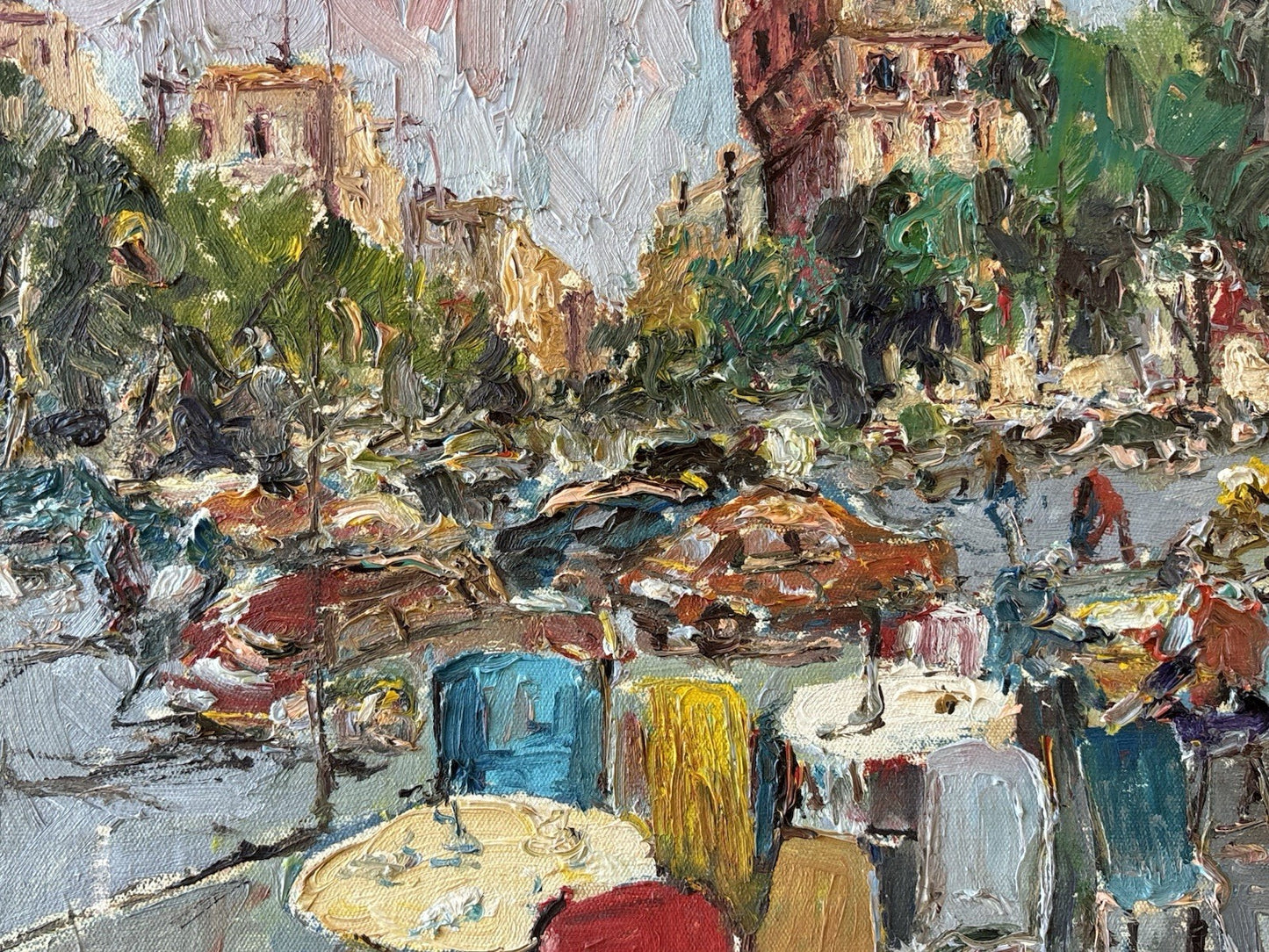 Quadro -Firenze- Rocco Carvelli- dipinto a olio su tela