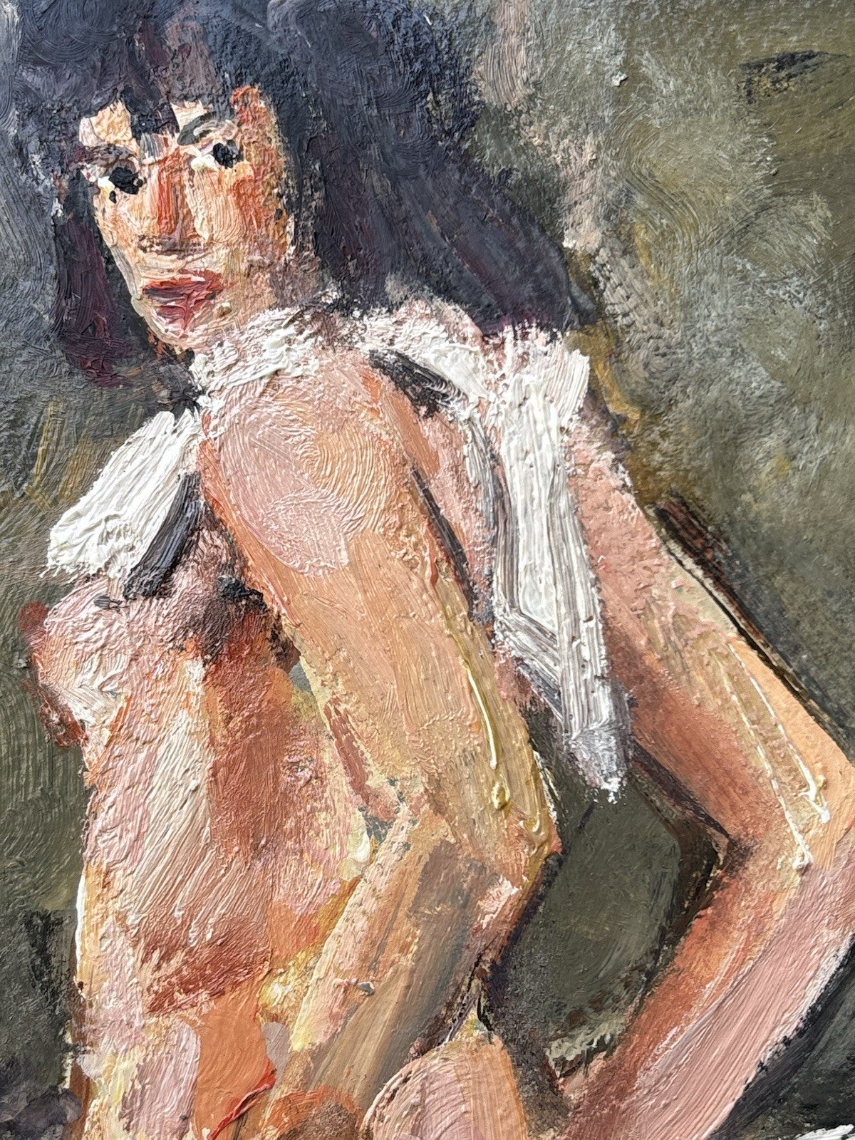 Quadro -Nudo Di Donna- Carlo Verdecchia dipinto a olio