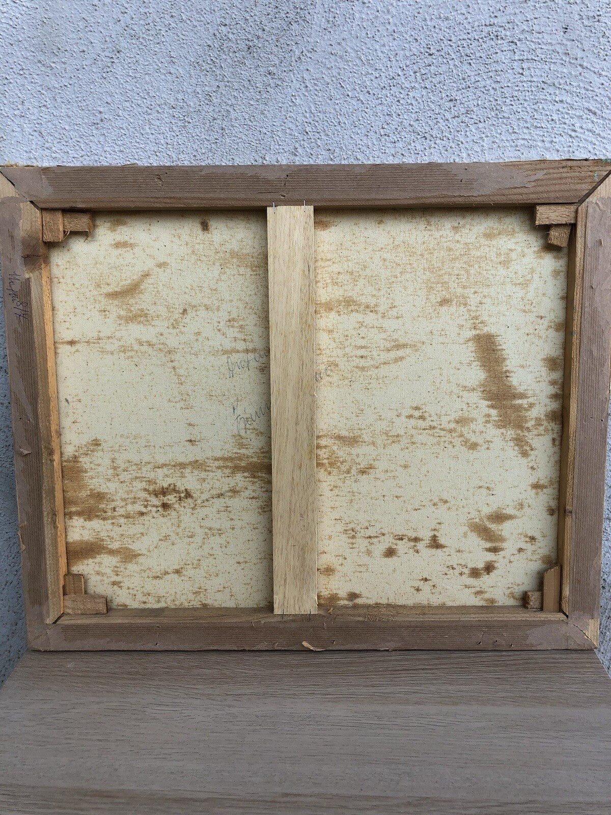 Quadro vintage -Barca A Riposo- dipinto a olio su tela