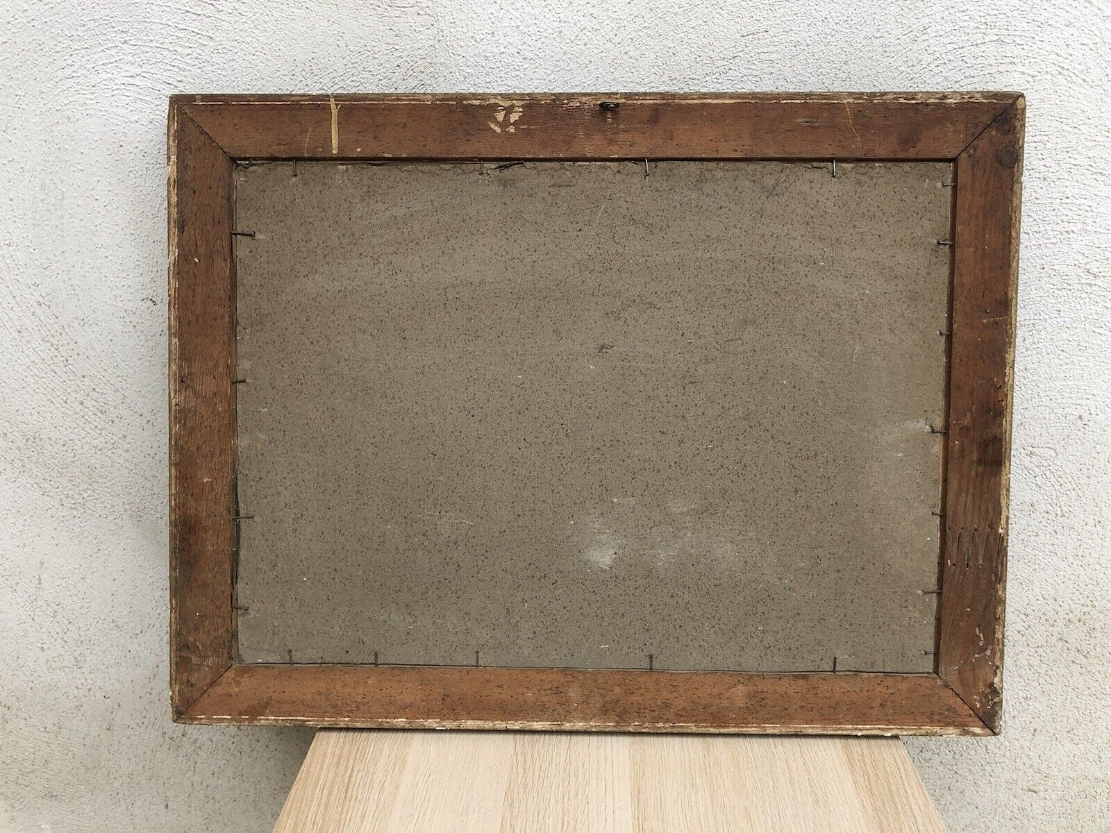 Quadro antico -Paesaggio- dipinto a olio su tela applicata su cartone