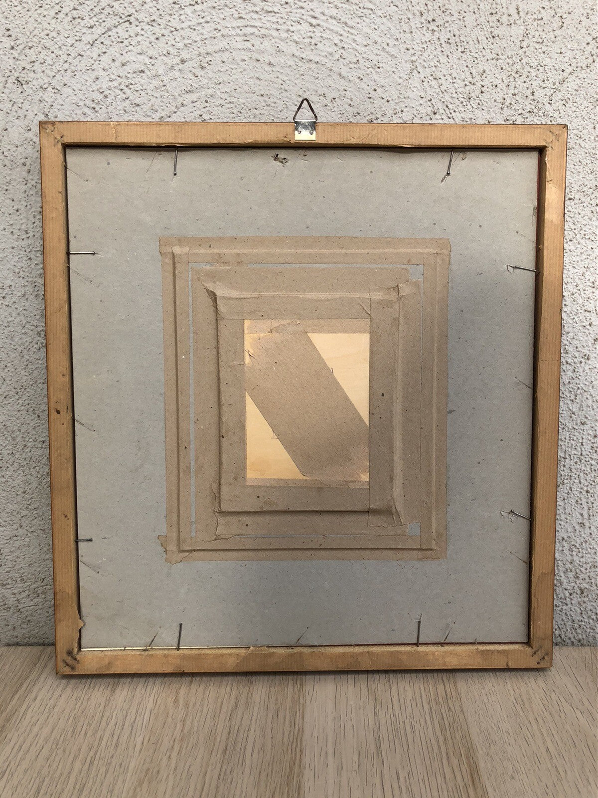Quadro vintage -Fiori Mimose-dipinto a olio