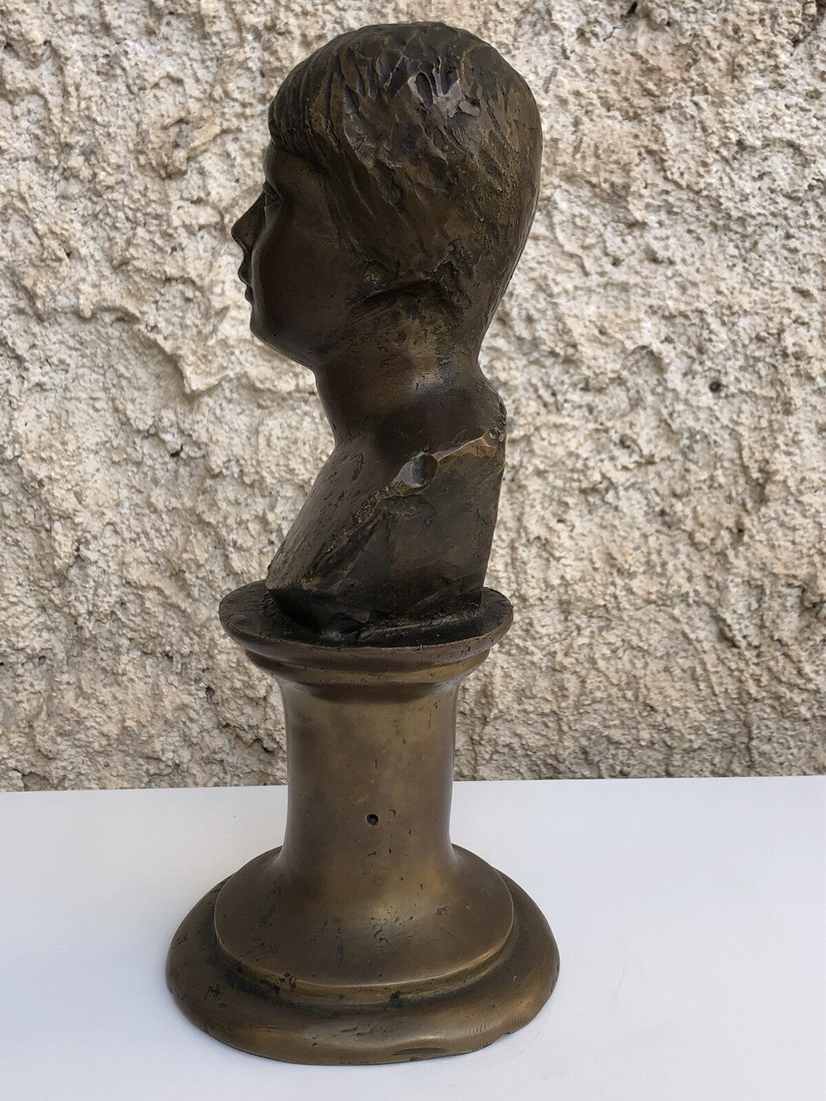 Scultura vintage in bronzo -A. Di Lucca 1/26