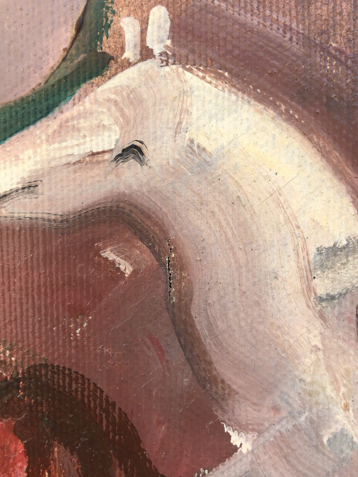 Quadro -Pulcinella- Mario Cortiello dipinto a olio su tela