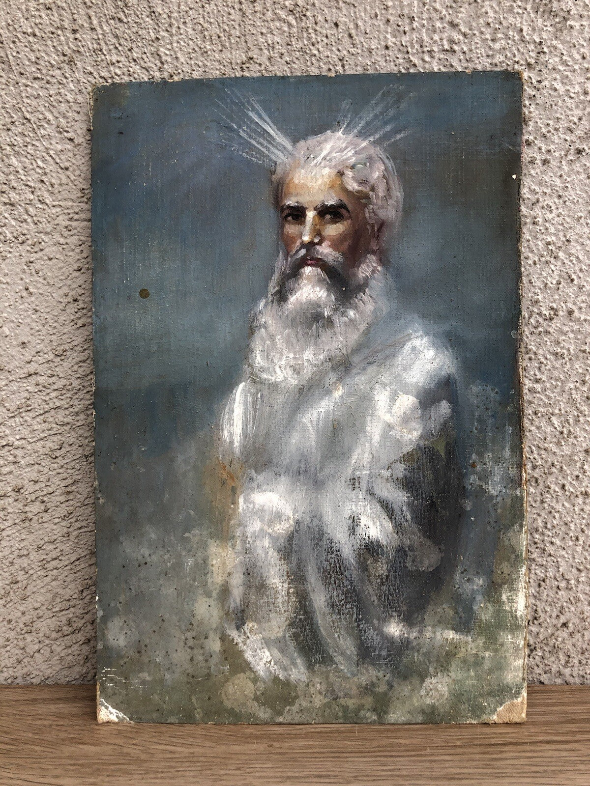Quadro antico -Santo- dipinto a olio