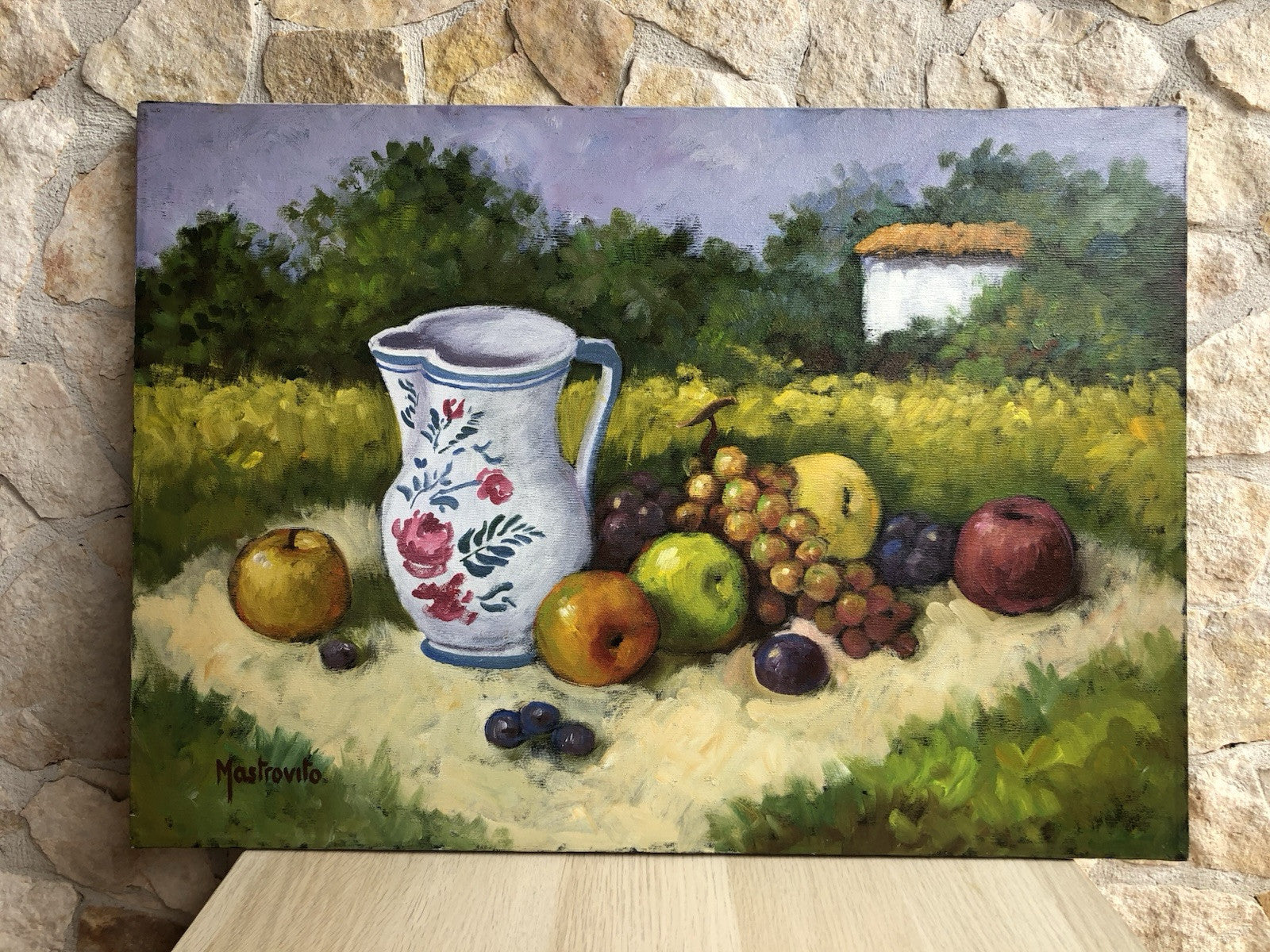 Quadro -Natura Morta- dipinto a olio su tela