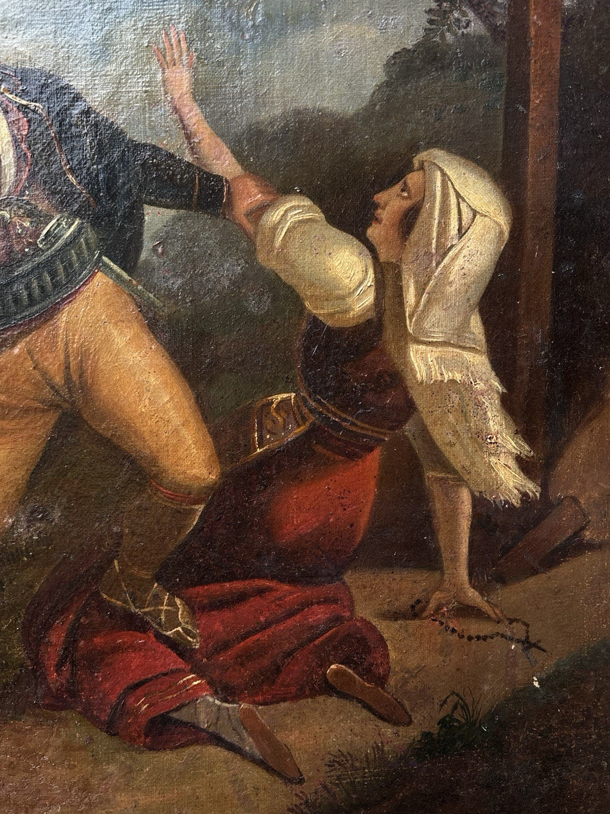 Quadro antico -Brigante- dipinto a olio su tela