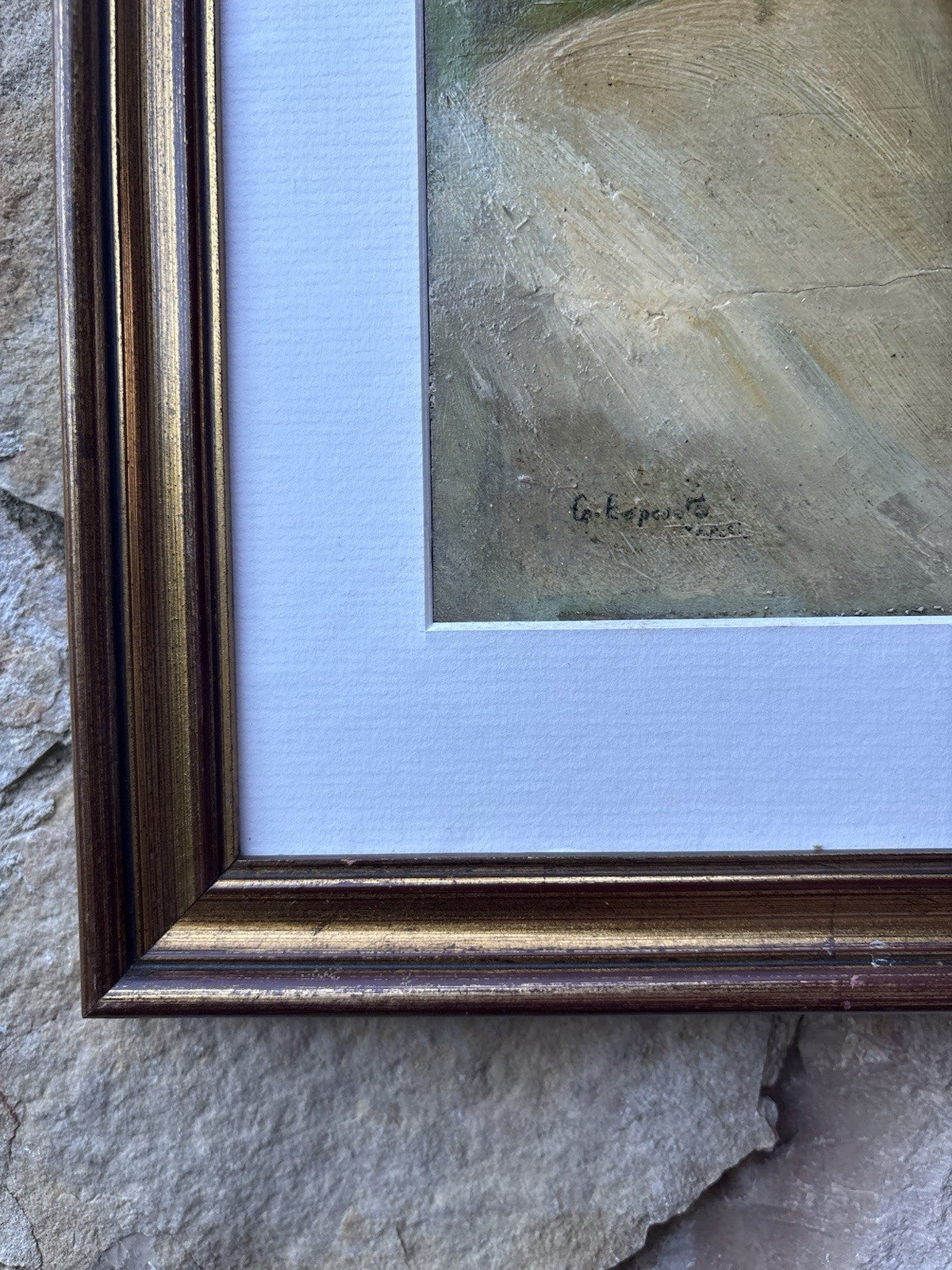 Quadro -Figura Di Donna- dipinto a olio su tavoletta