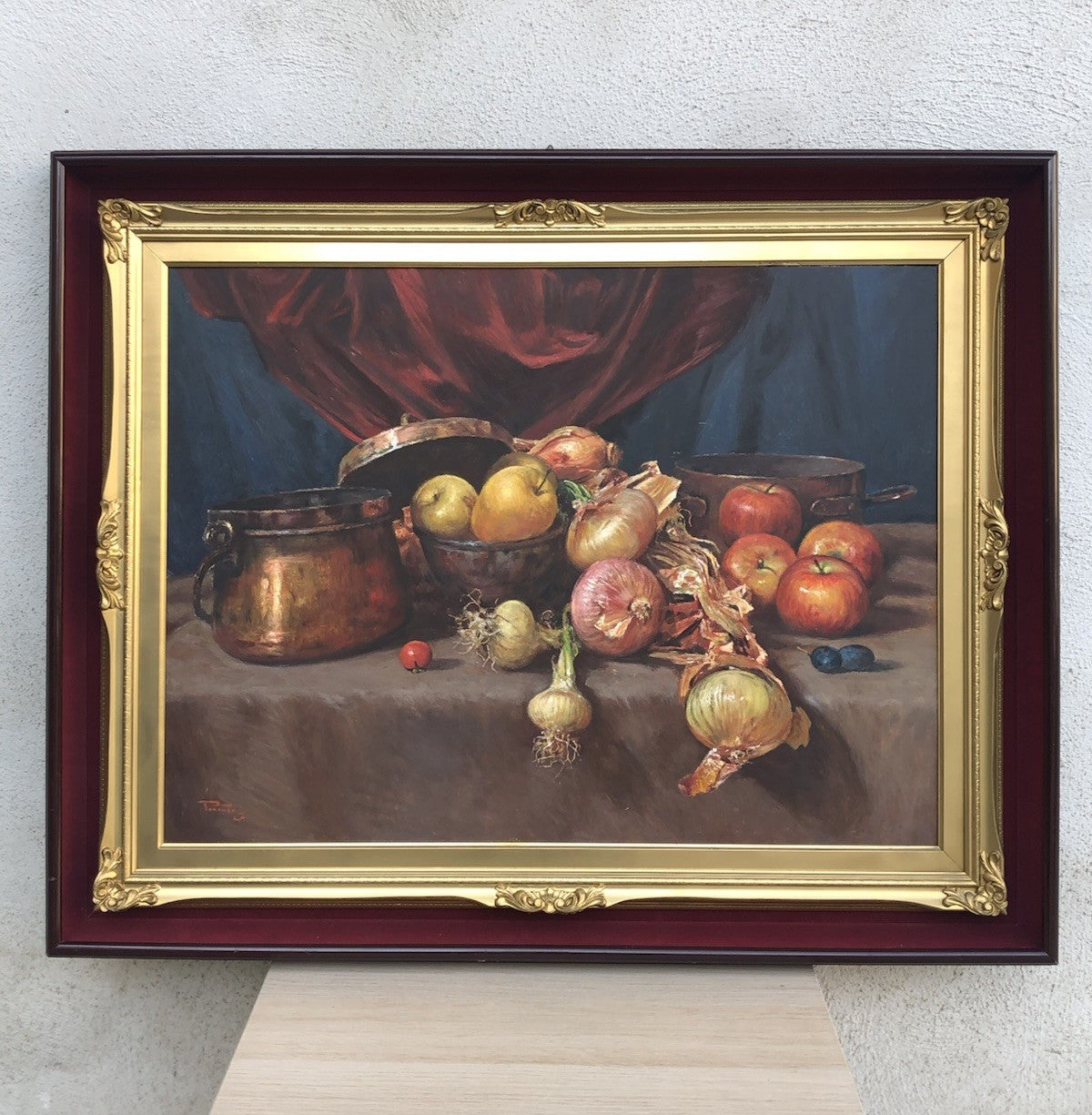 Quadro -Natura Morta- Giovanni Parlato dipinto a olio