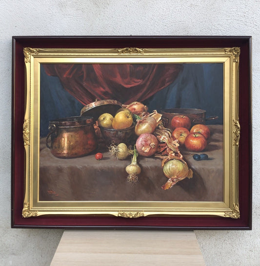 Quadro -Natura Morta- Giovanni Parlato dipinto a olio