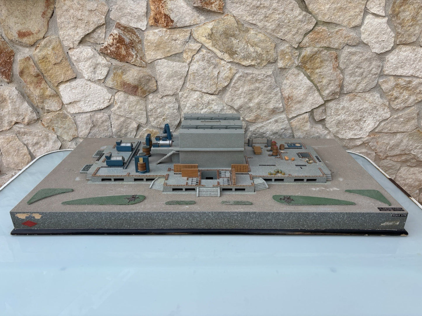 Modello Architettonico Vintage, Oleificio, V.Toffoli E Figli Anni’50