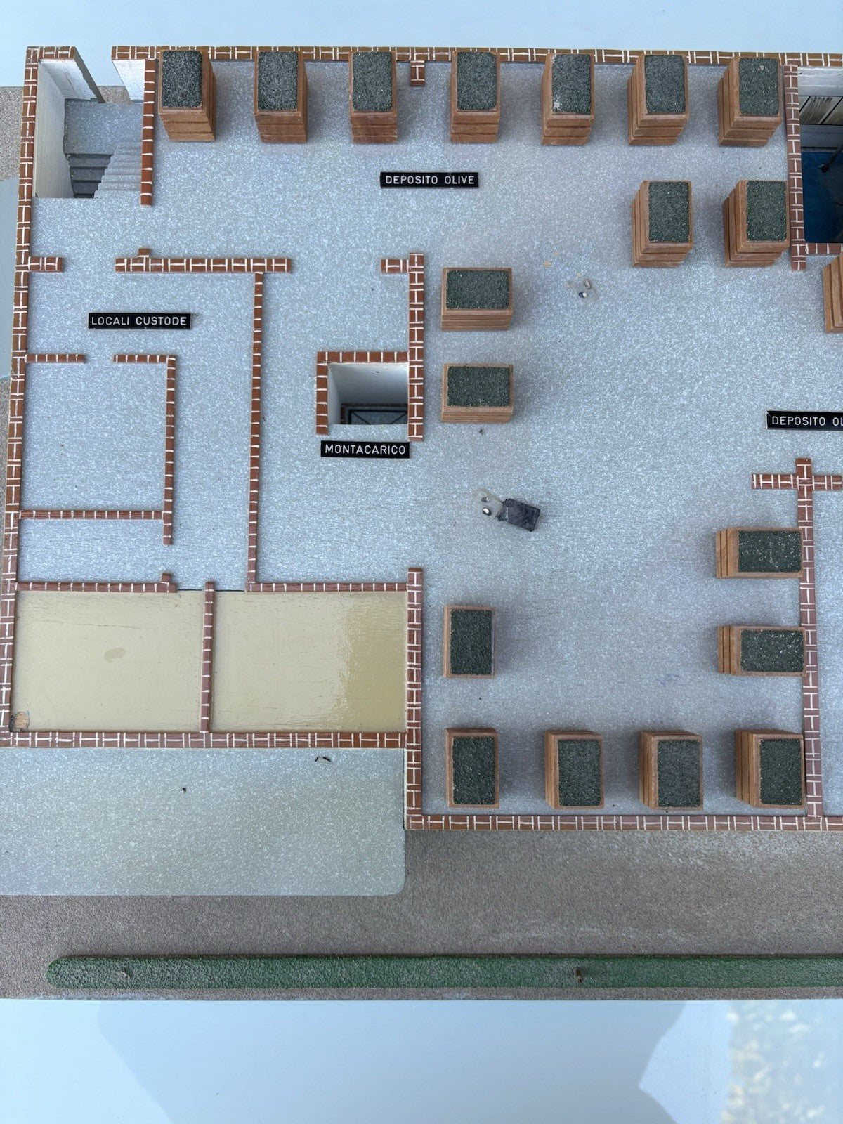 Modello Architettonico vintage, Olificio, Toffoli E Figli, Modello Scientifico