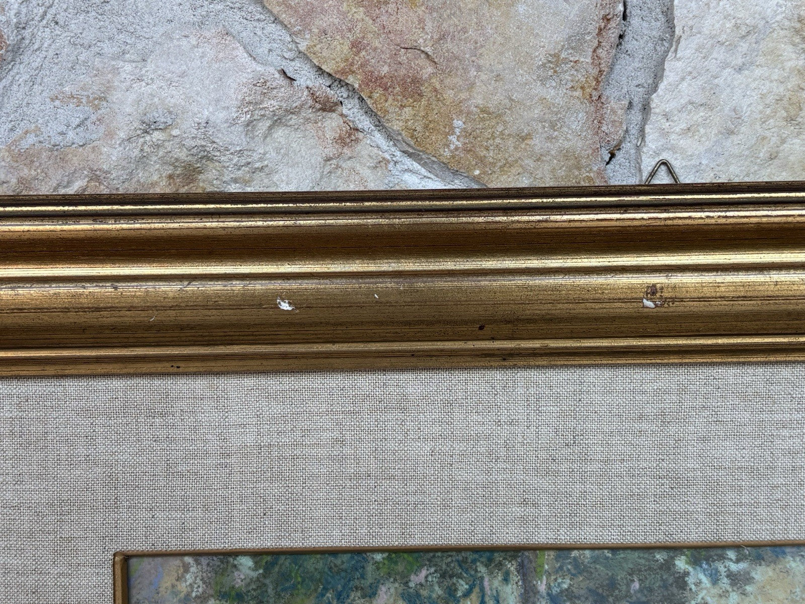 Quadro -Dalla Mia Finestra- Benedetto Caldara realizzato a pastello