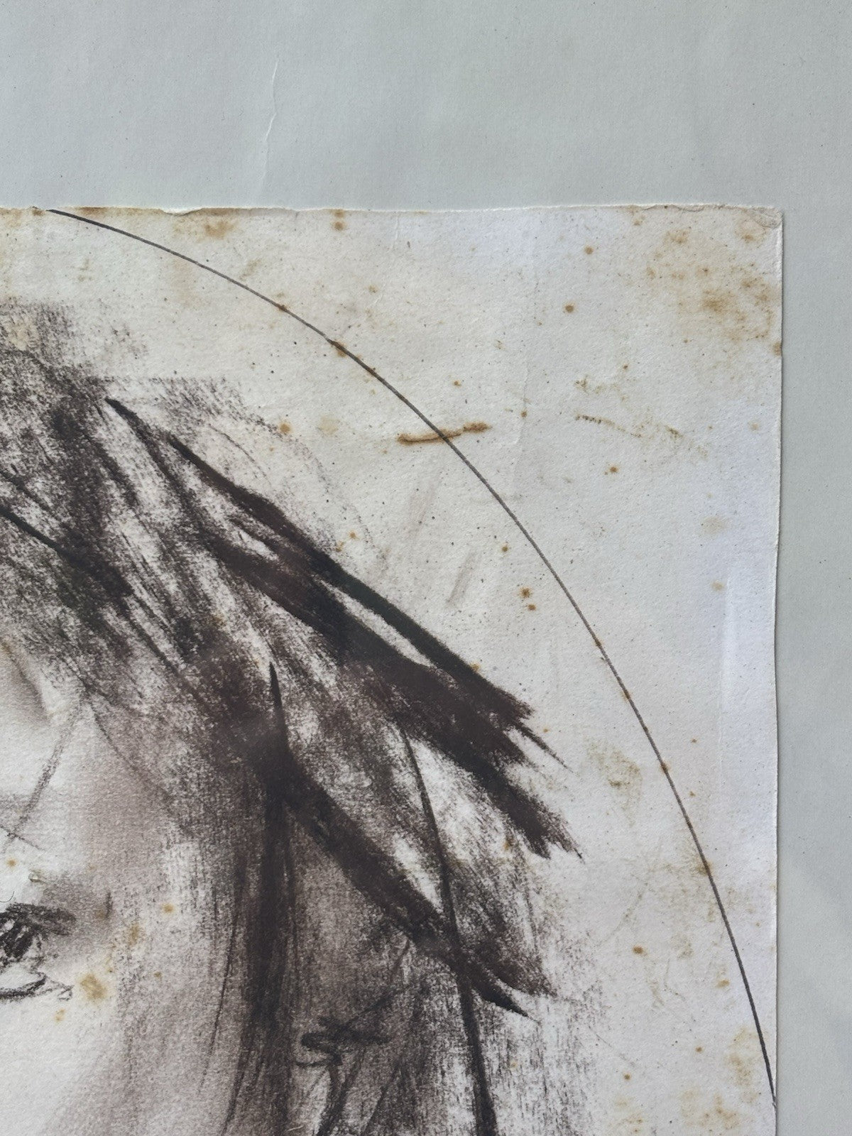 Quadro -Volto Di Donna- Giuseppe Ciavolino- disegno su carta