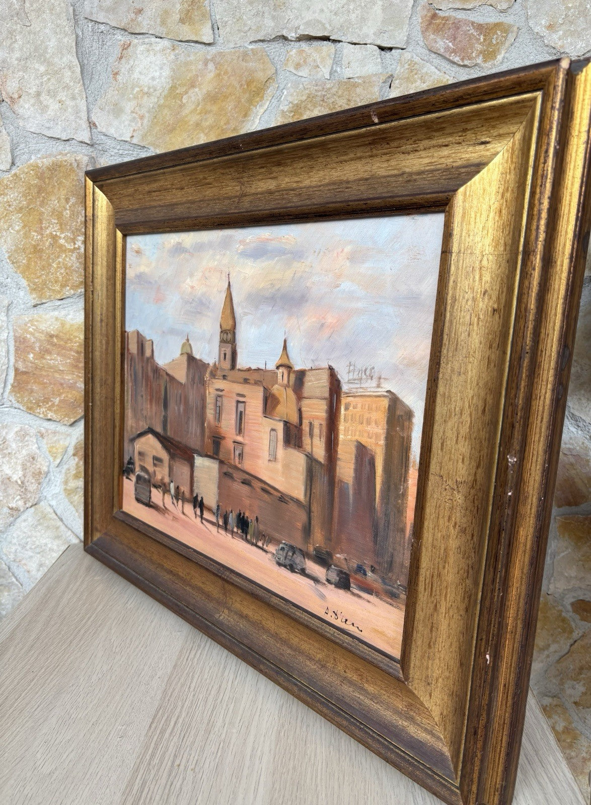 Quadro -Pozzuoli- Antonio D’Urso dipinto a olio