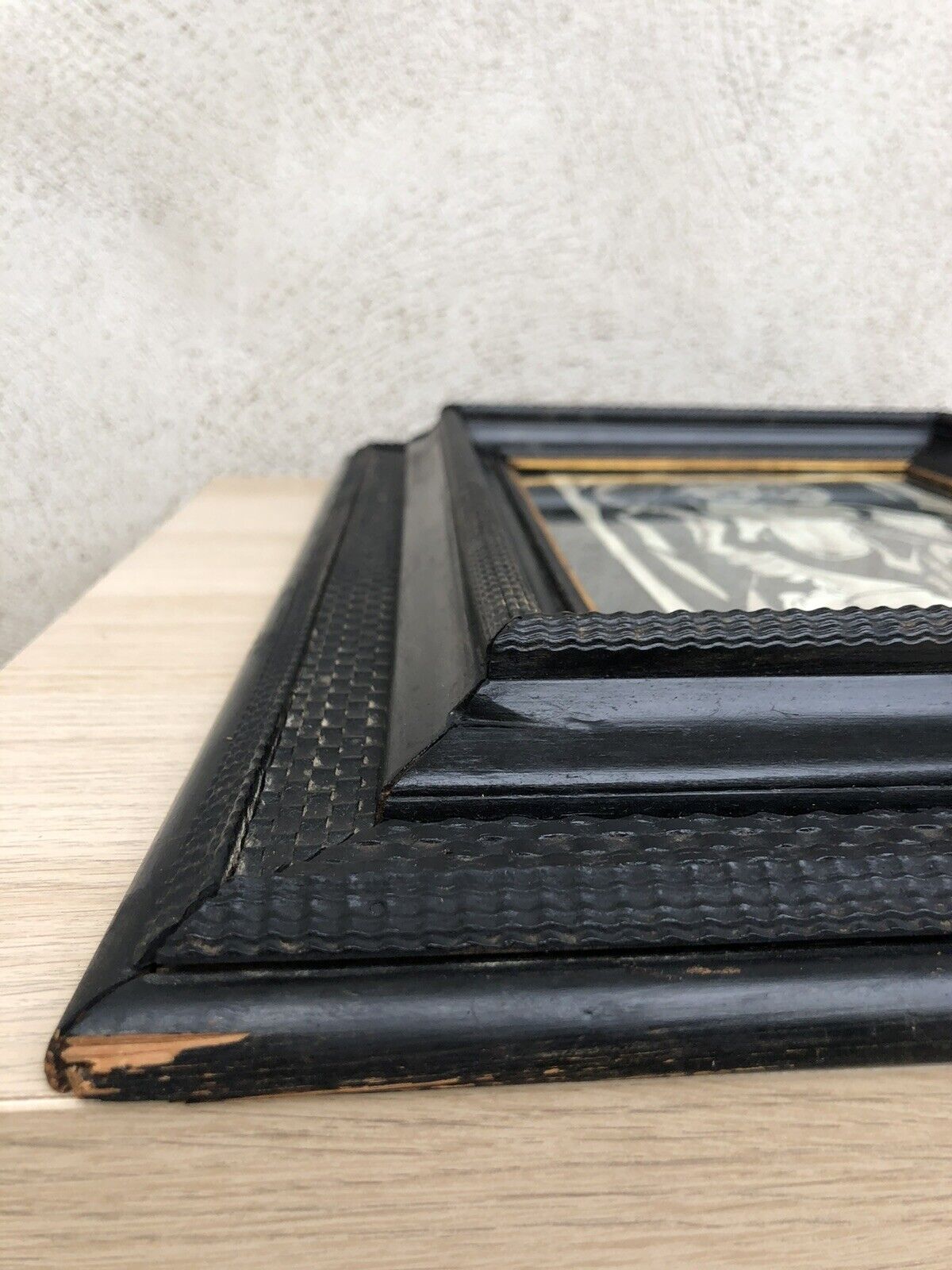 Quadro antico -Nudo- tecnica mista su carta