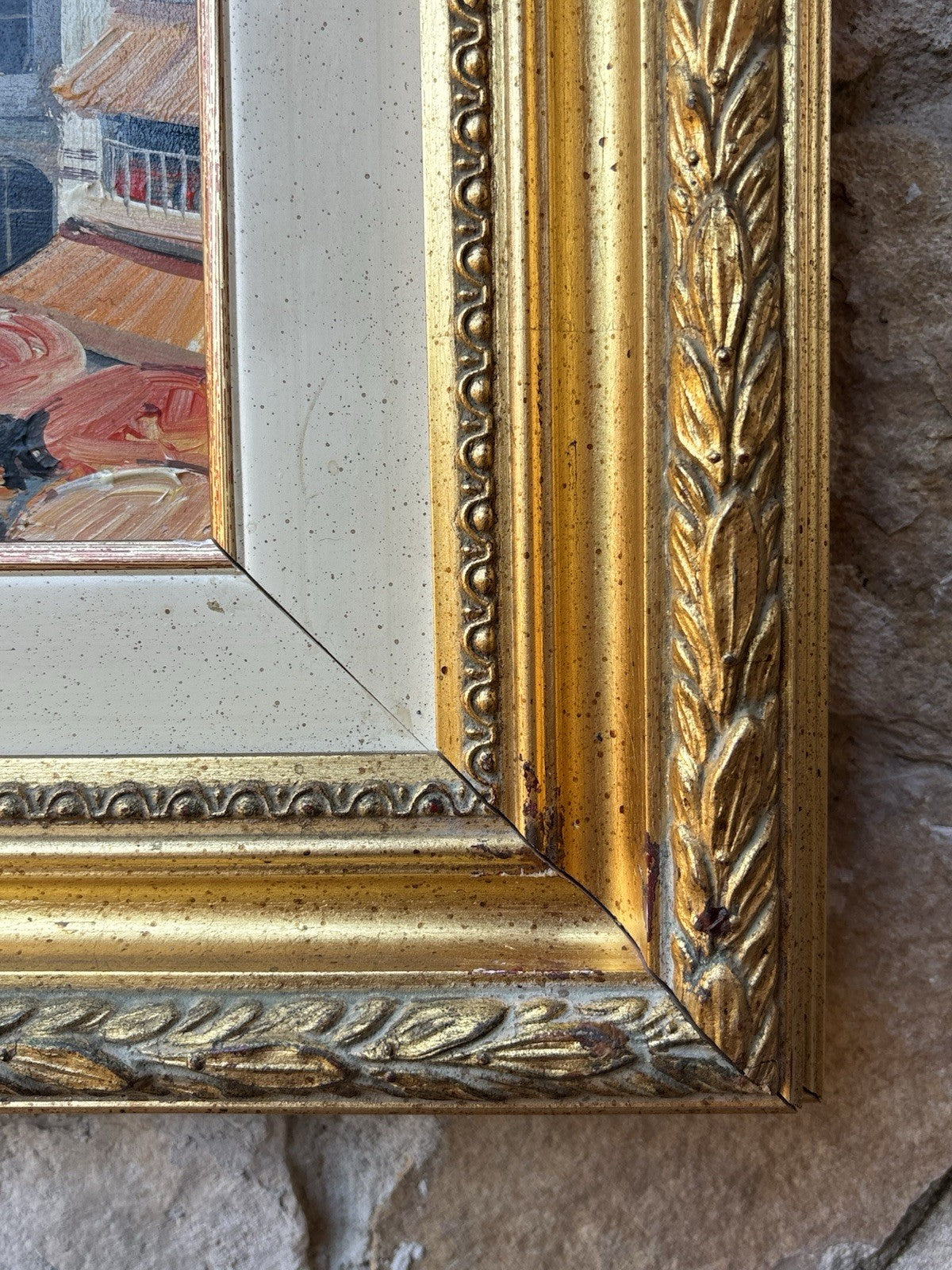 Quadro -Paesaggio Urbano- Silvio Valli- dipinto a olio