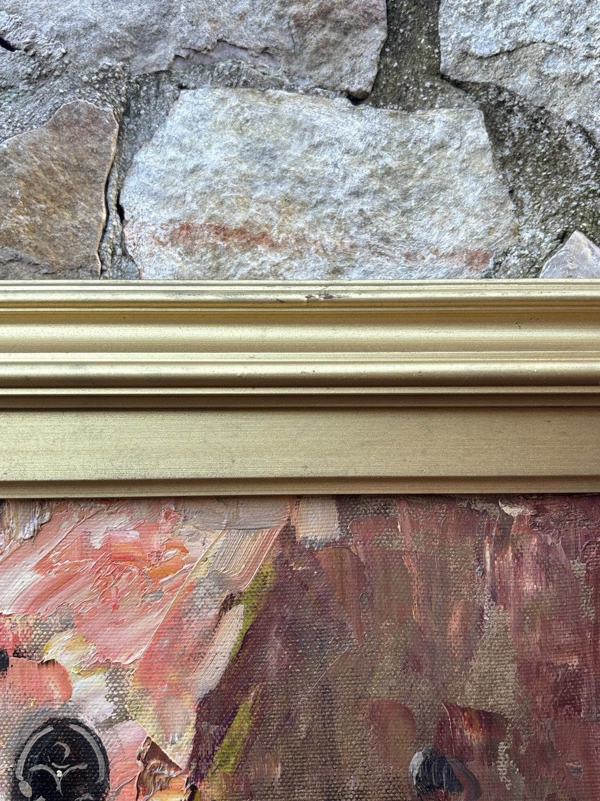 Quadro -Borgo Veneziano- Antonio Gravina- dipinto a olio su tela