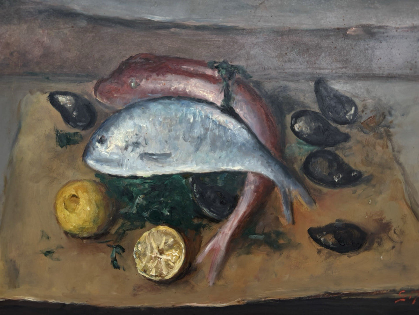 Quadro -Natura Morta- Giovanni Pane dipinto a olio