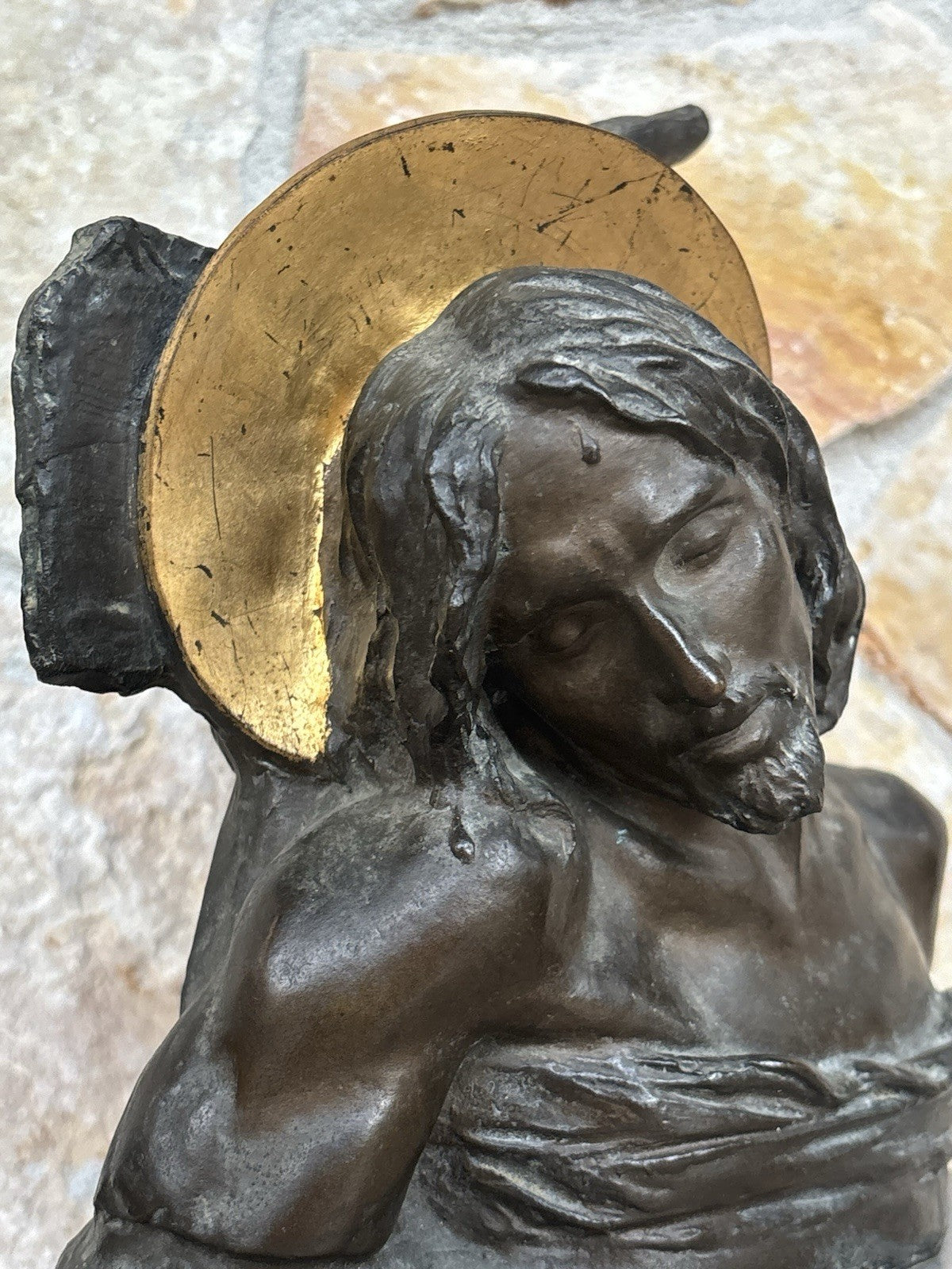 Antica Scultura In Bronzo Guido Cacciapuoti Datata 1923