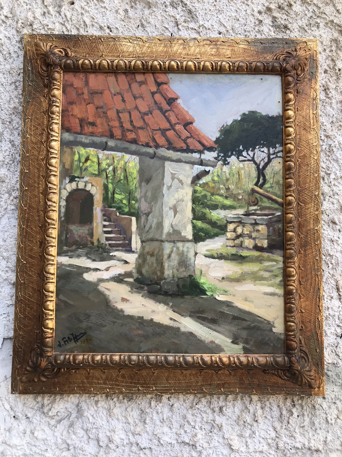 Quadro Vintage - Paesaggio- dipinto a olio
