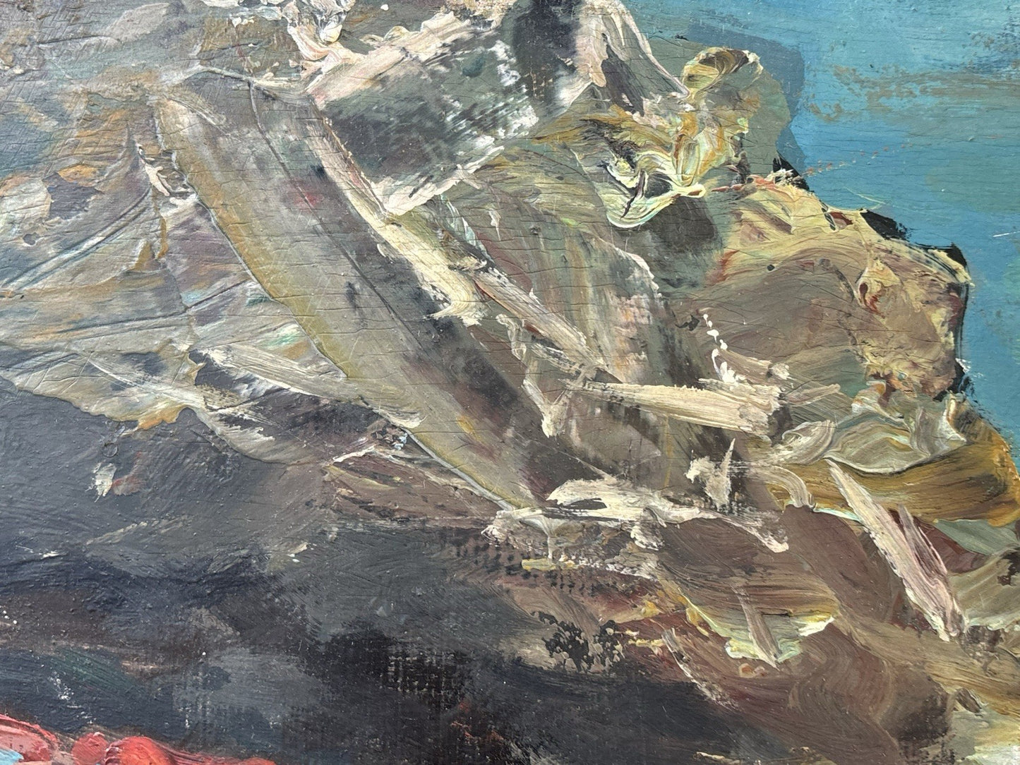 Quadro -Scorfano Rosso- Guido Casciaro dipinto a olio