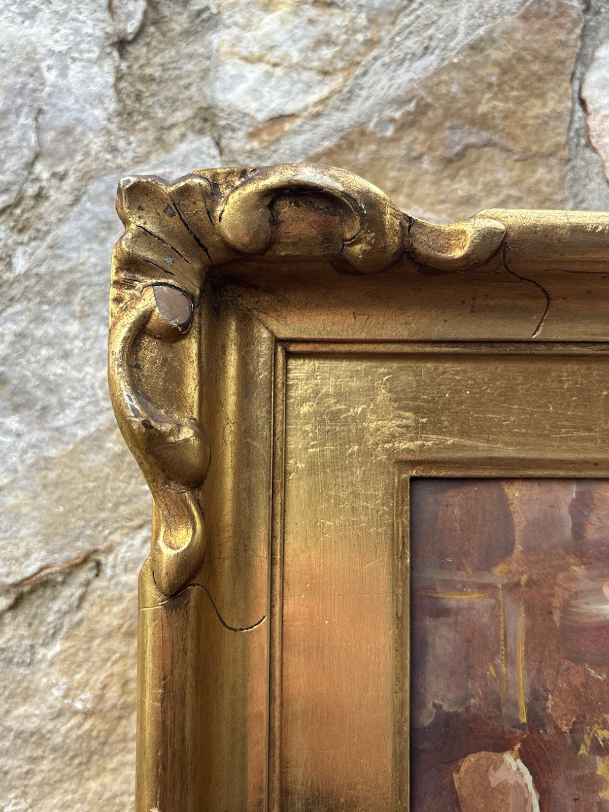 Quadro -O’Zappatore- dipinto a olio