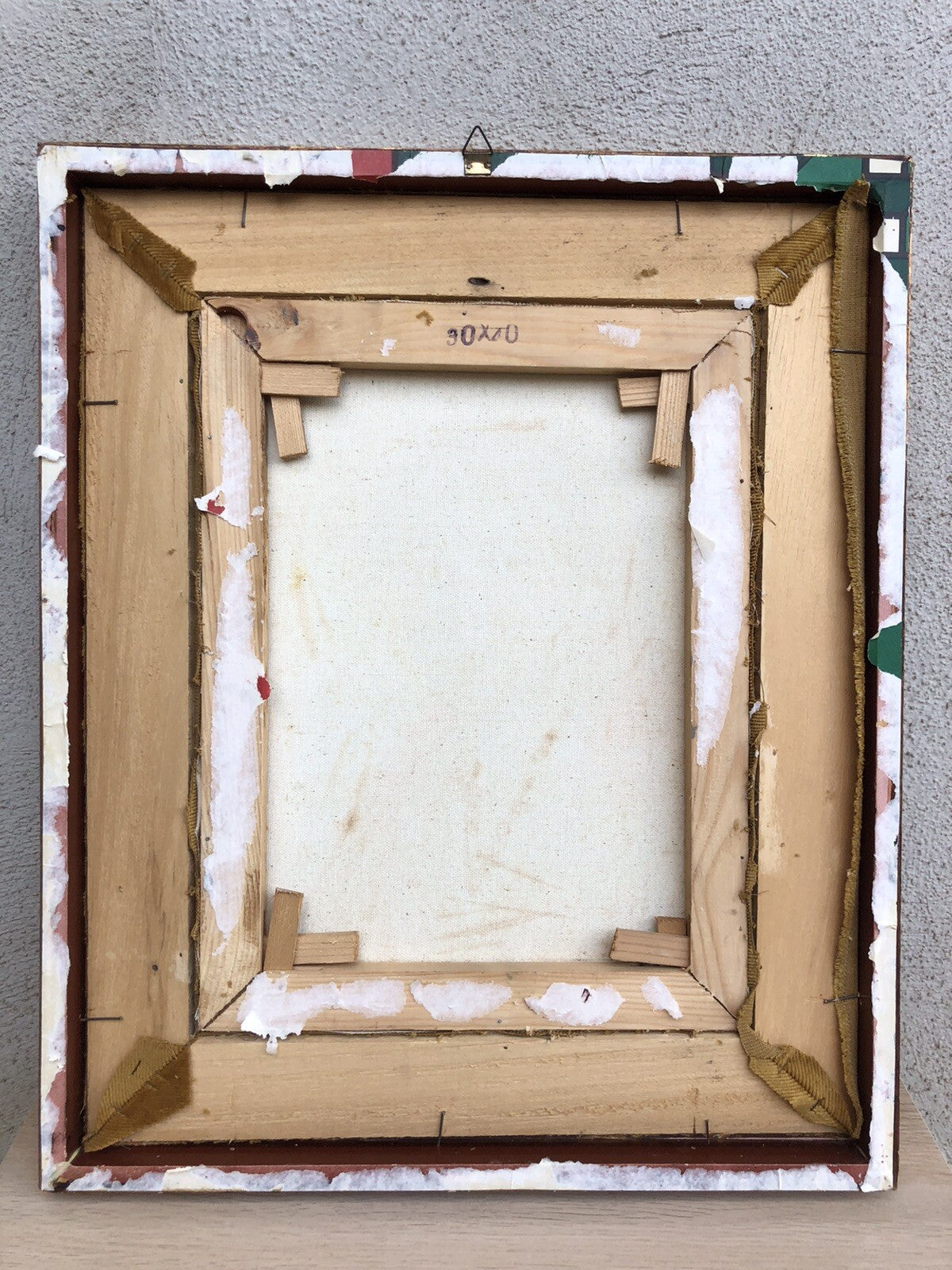 Quadro vintage -Popolana- dipinto a olio su tela
