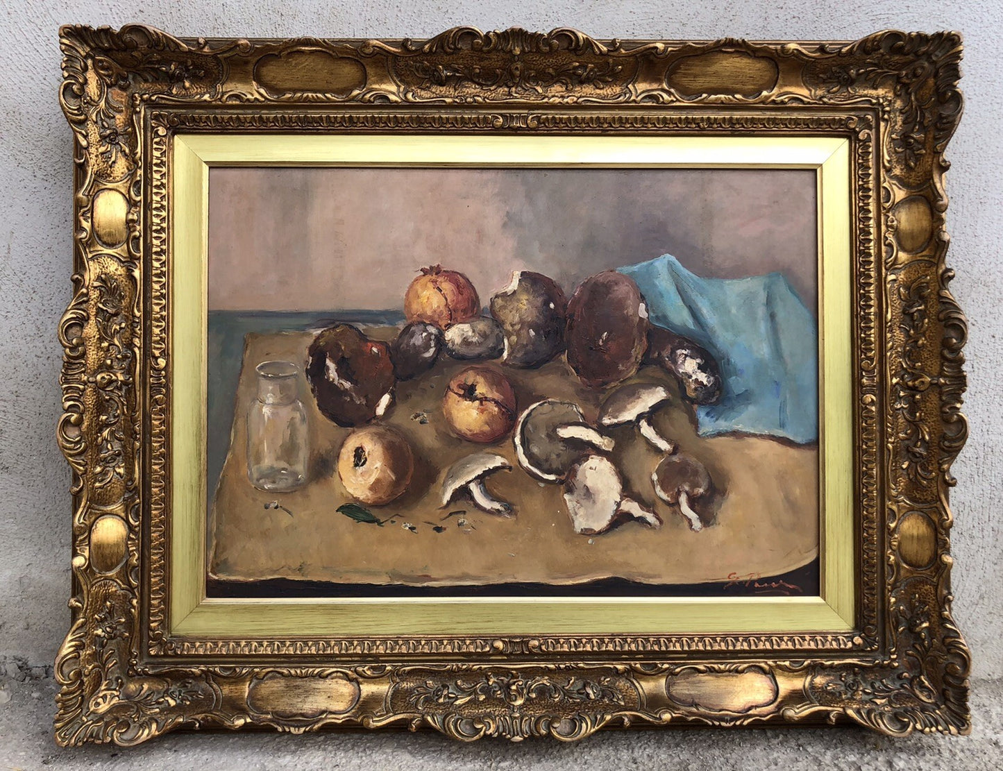 Quadro vintage -Natura Morta- dipinto a olio
