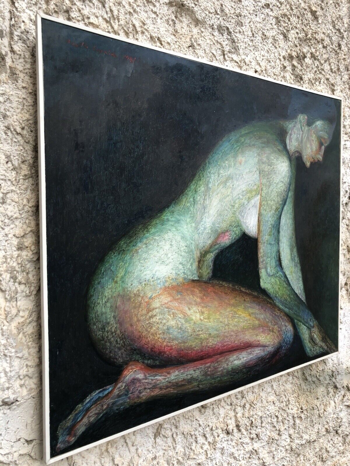 Quadro -Nudo Artistico- dipinto a olio su tela