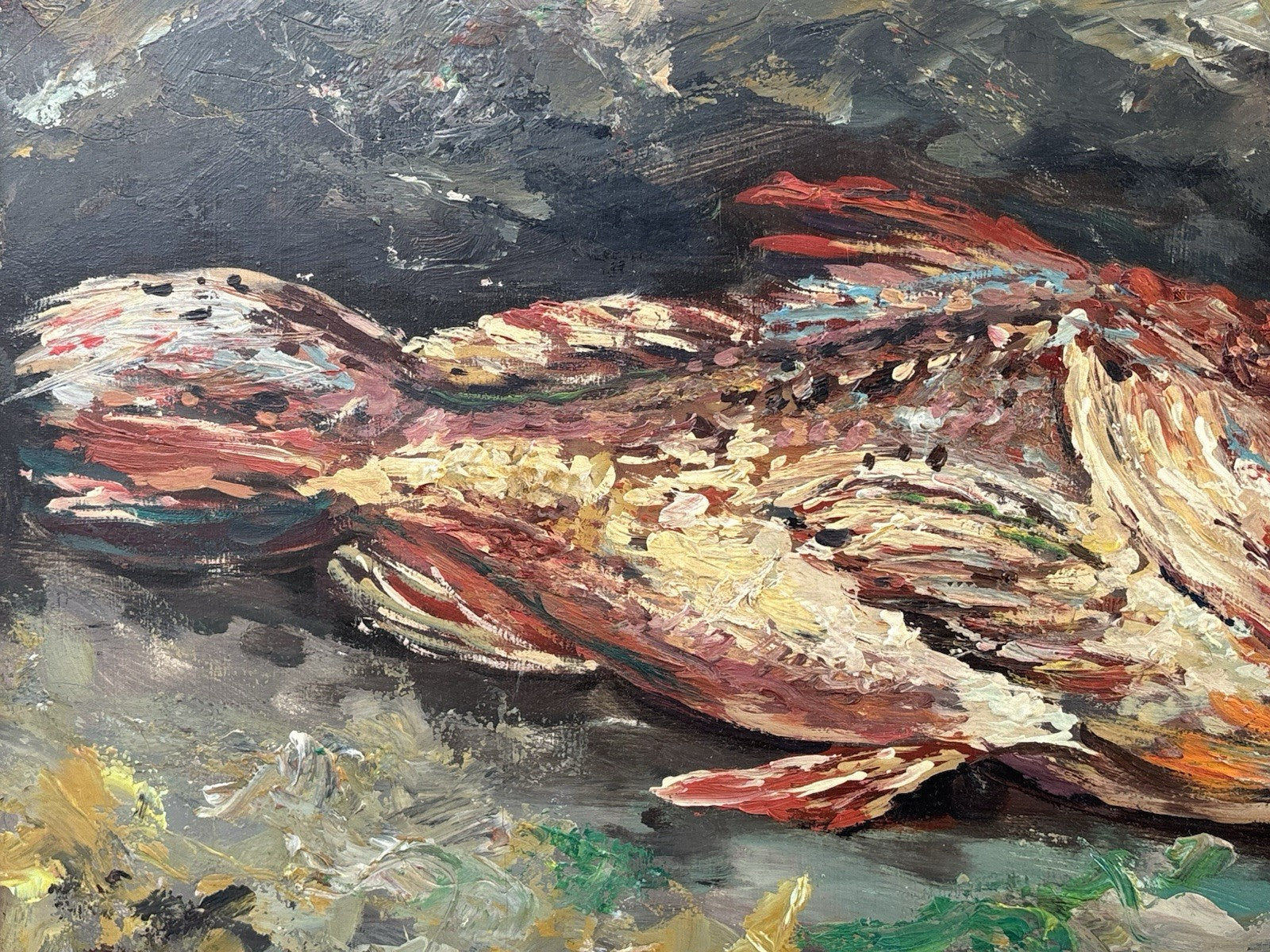 Quadro -Scorfano Rosso- Guido Casciaro dipinto a olio