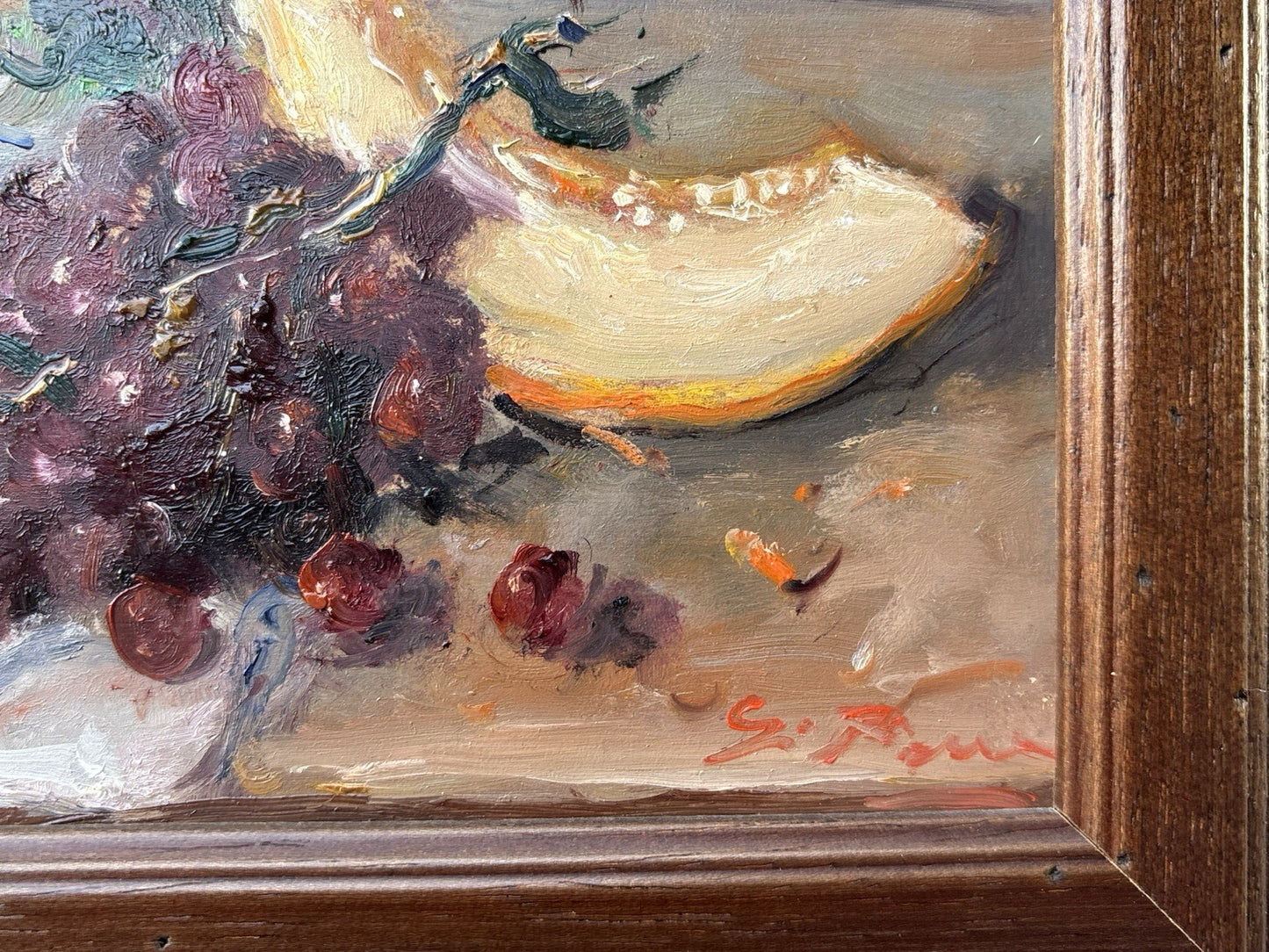 Tris di quadri miniature -Natura Morta- Giovanni Pane- dipinti a olio