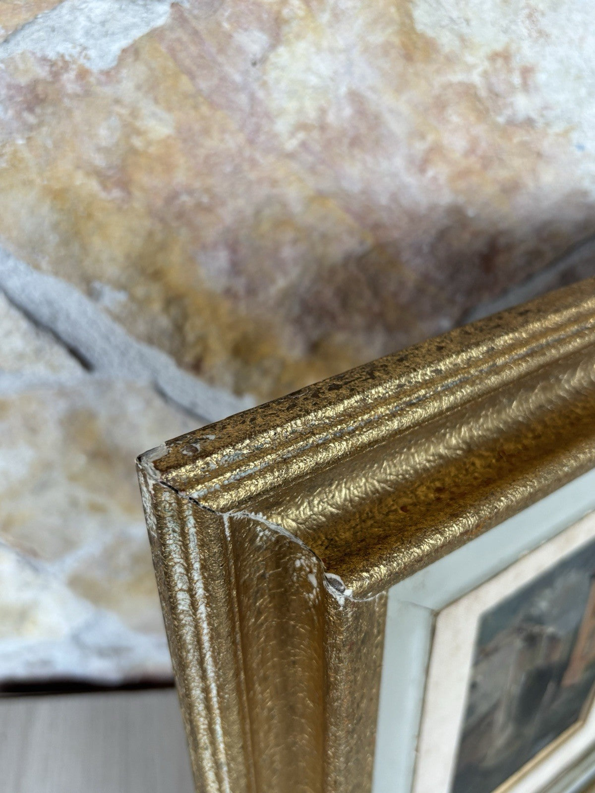 Quadro -Strada Con Palazzi- Carlo Striccoli dipinto a olio