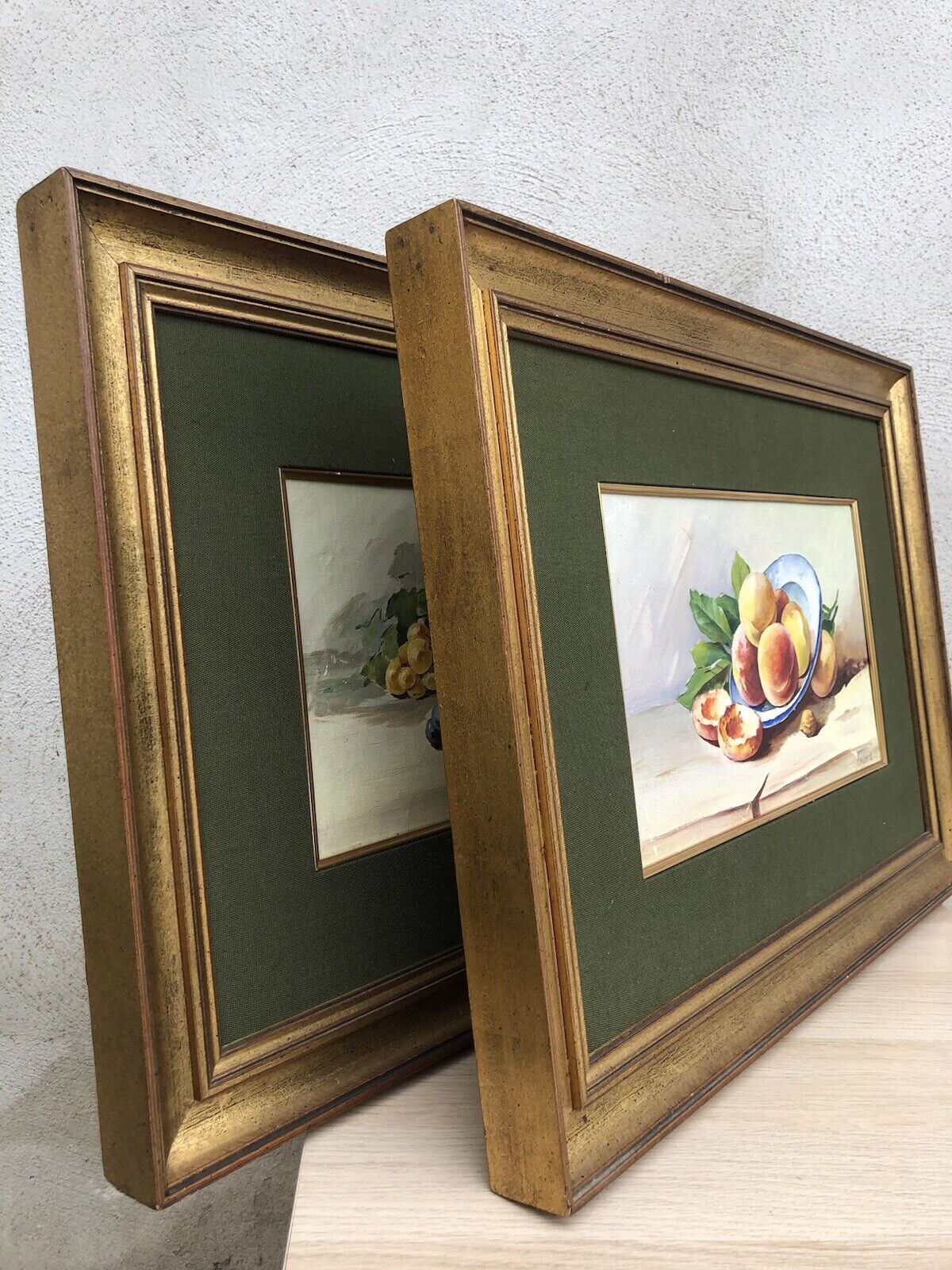 Coppia di quadri -Natura Morta- dipinti a olio