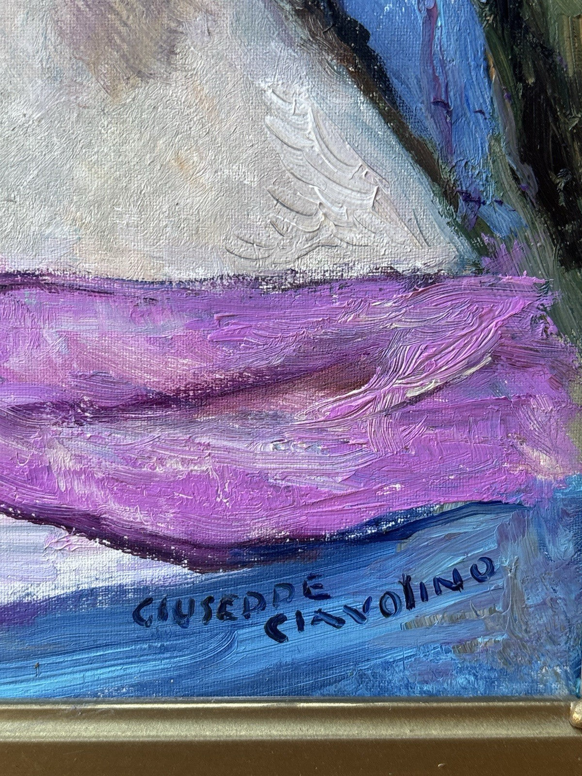 Quadro -Figura Femminile- Giuseppe Ciavolino- dipinto a olio su tela