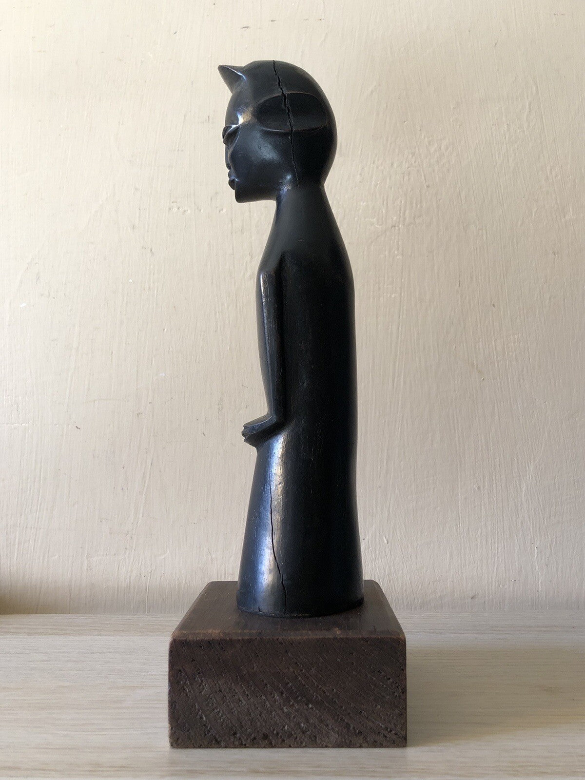 Scultura africana Lobi in legno Vintage