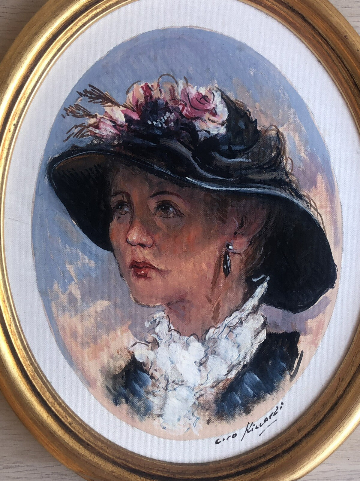 Quadro -Figura Di Donna- dipinto a olio