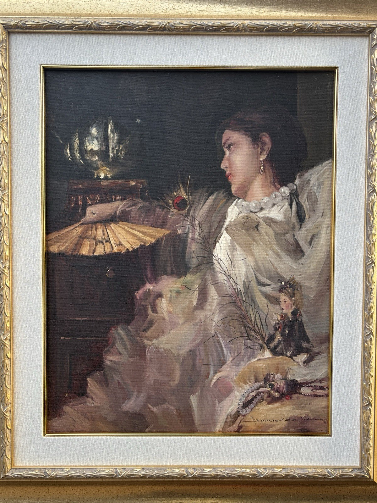 Quadro -Ricordi- Francesco Davide dipinto a olio su tela